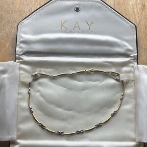 Kay Jewelers Two-Tone Gold and Silver Necklace